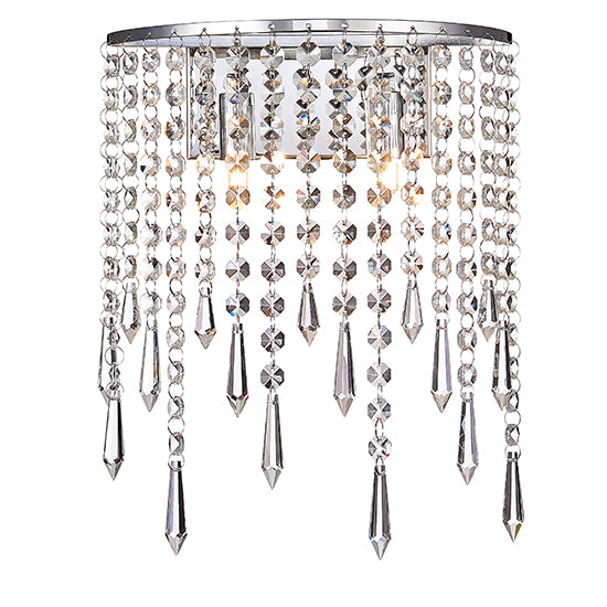 Thornton 2 Bulbs Decorative Wall Light In Chrome