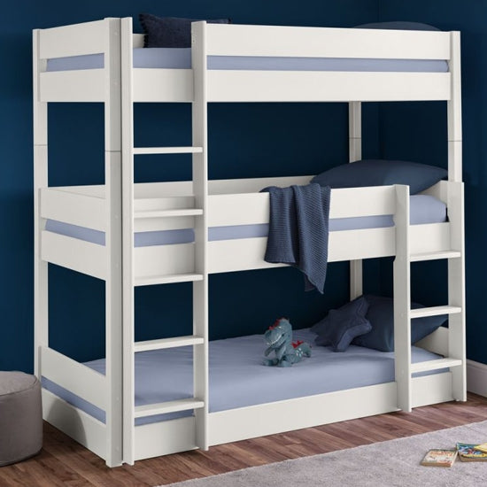 Trio Wooden Bunk Be In Surf White