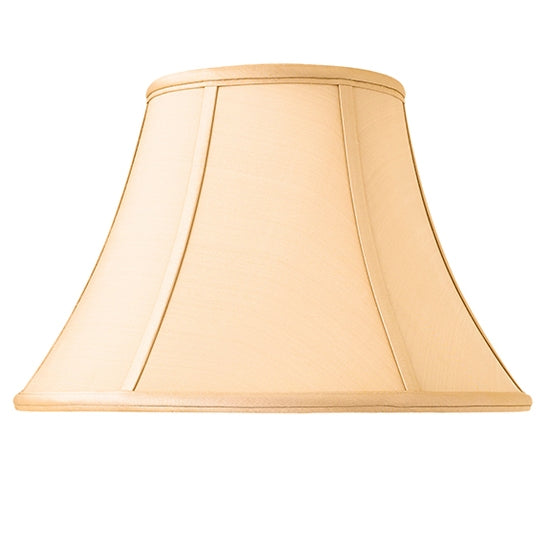 Zara Fabric 14 Inch Shade In Honey Silk And Gloss White