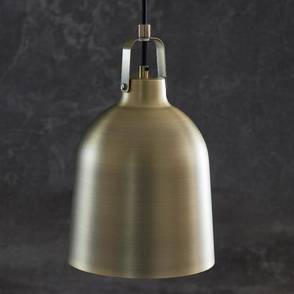 Lazenby Metal Ceiling Pendant Light In Antique Brass