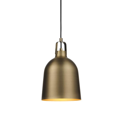 Lazenby Metal Ceiling Pendant Light In Antique Brass