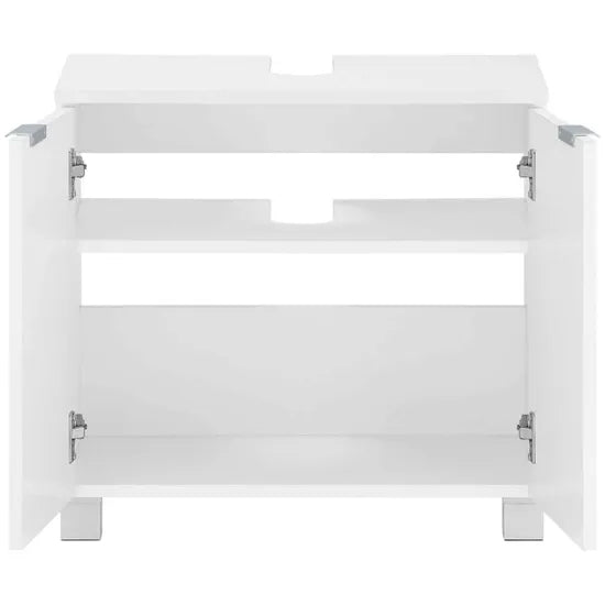 Atlas Wooden Bathroom Vanity Unit With 2 Doors In White