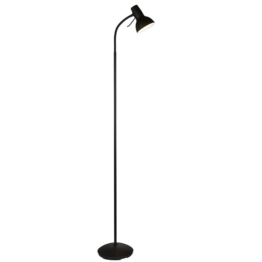 Amalfi Metal Task Floor Lamp In Matt Black