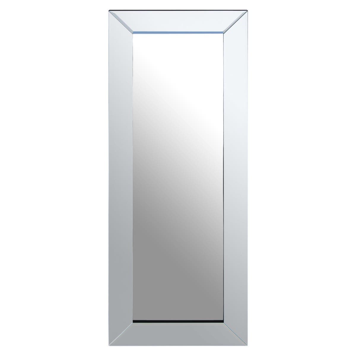 Sana Small Rectangular Wall Mirror With Wooden Frame