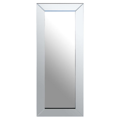 Sana Small Rectangular Wall Mirror With Wooden Frame