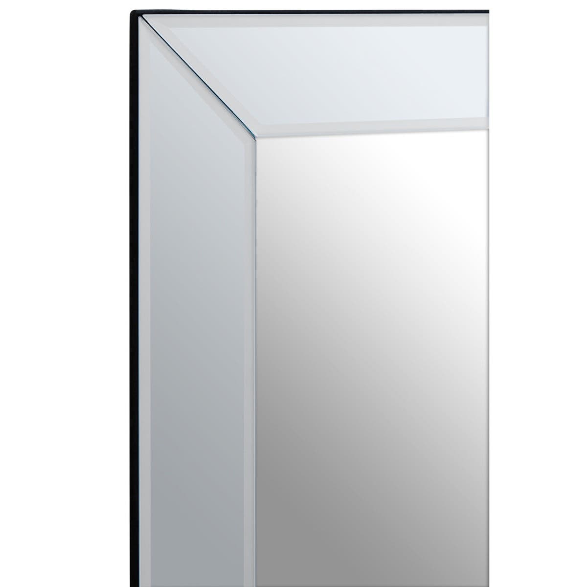 Sana Square Wall Mirror With Wooden Frame