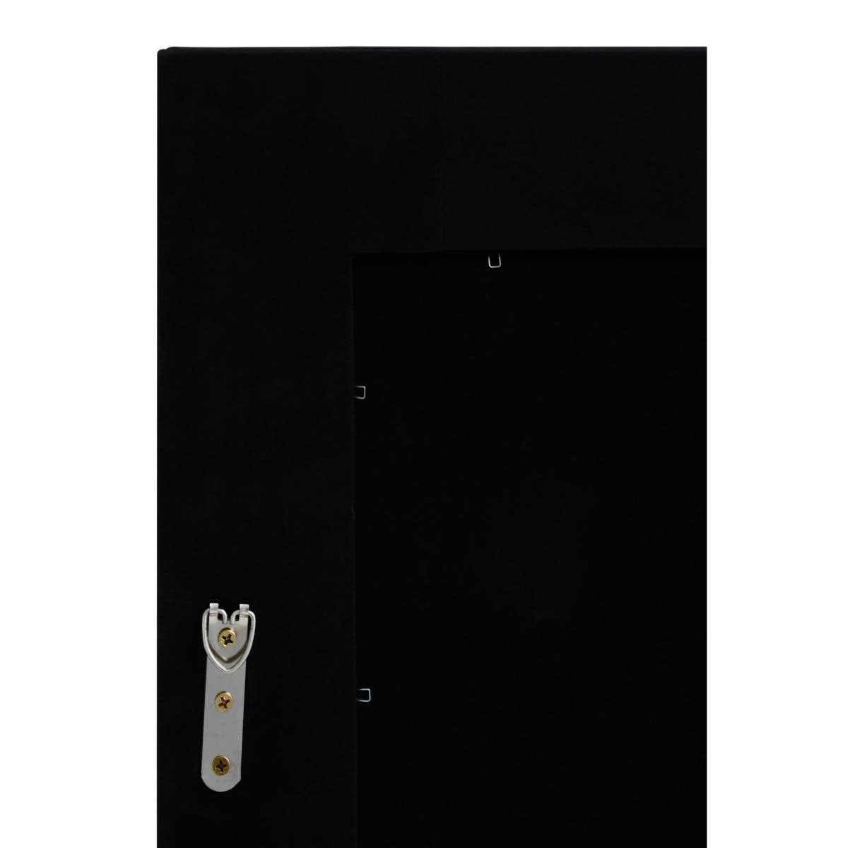 Sana Small Square Bevelled Wall Mirror With Wooden Frame