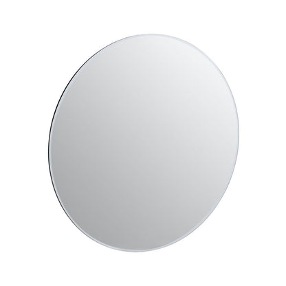 Sana Small Round Wall Mirror With Wooden Frame