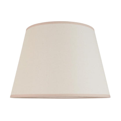 Carnaby And Ivy 40cm Vintage White Shade Floor Lamp With Satin Cotswold Green Base