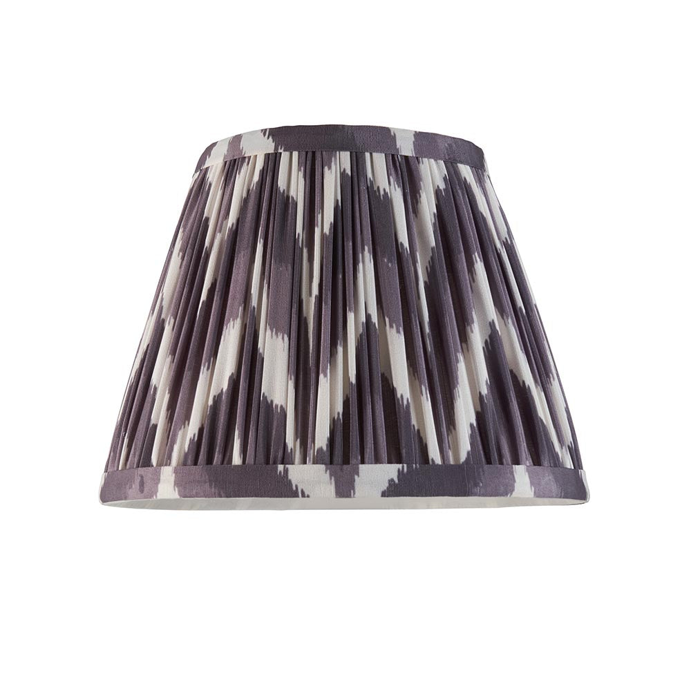 Carnaby And Zigzag 20cm Pearl Grey Shade Wall Light Satin Pink Clay Base