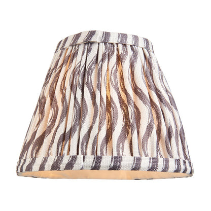 Chester And Ripple 3 Lights 16cm Pearl Grey Shade Ceiling Light In Aged Brass