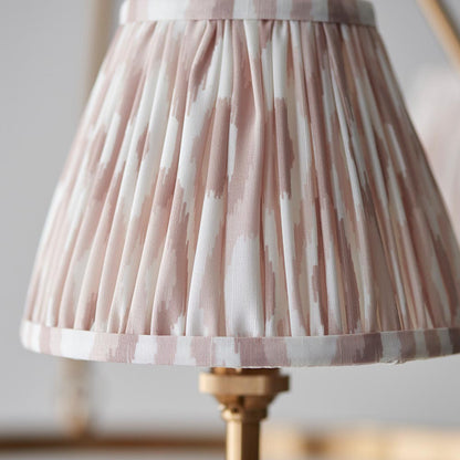 Chester And Ikat 3 Lights 16cm Neutral Shade Ceiling Light In Aged Brass