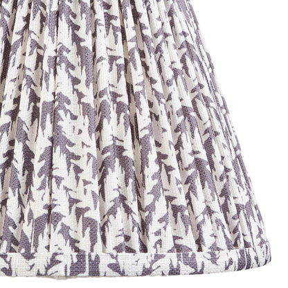 Higgledy And Leaf 25cm Pearl Grey Shade Table Lamp With High Gloss Marlin Blue Base