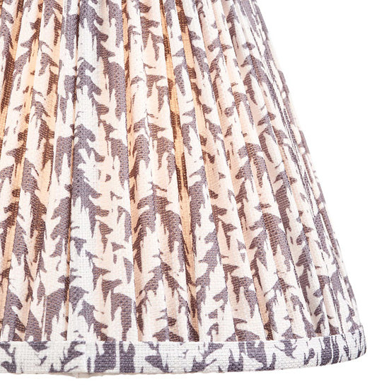 Higgledy And Leaf 25cm Pearl Grey Shade Table Lamp With High Gloss Pink Clay Base