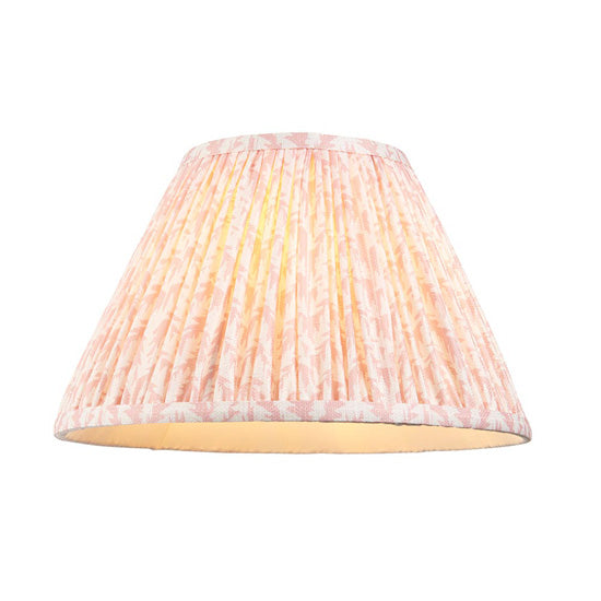 Hidcote And Leaf 30cm Peachy Keen Shade Table Lamp With Country Classic Base