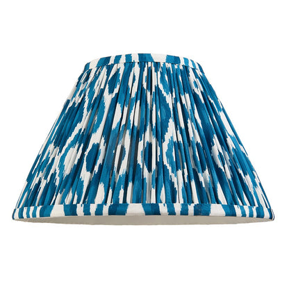 Myrtle And Ikat 30cm Marlin Blue Shade Table Lamp With Gloss Pink Clay Base