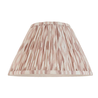 Myrtle And Ikat 30cm Neutral Shade Table Lamp With Gloss Almond White Base