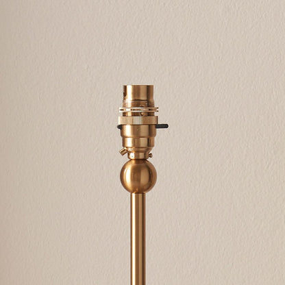 Santiago And Zigzag 16cm Pearl Grey Shade Table Lamp In Brushed Aged Brass