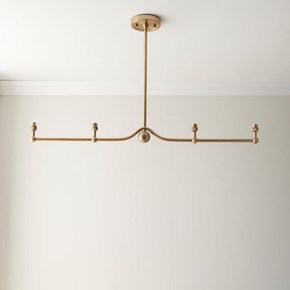 Santiago And Ikat 4 Lights 16cm Coral Pink Shade Ceiling Pendant Light In Brushed Aged Brass