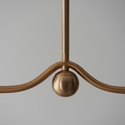 Santiago And Ikat 4 Lights 16cm Pearl Grey Shade Ceiling Pendant Light In Brushed Aged Brass