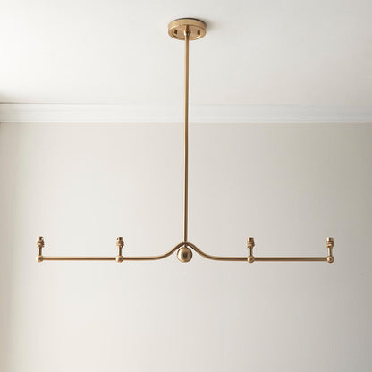 Santiago And Ivy 4 Lights 16cm Vintage White Shade Ceiling Pendant Light In Brushed Aged Brass