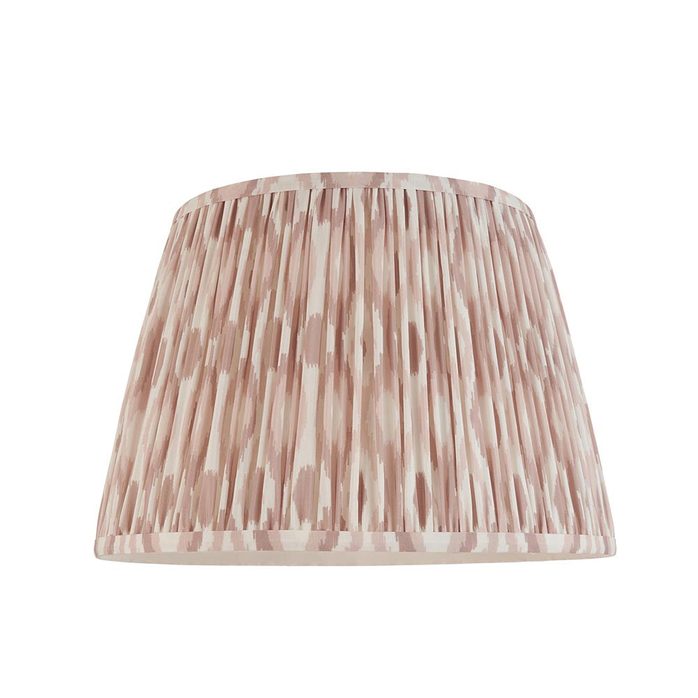 Carnaby And Ikat 35cm Neutral Shade Floor Lamp With Satin Almond White Base
