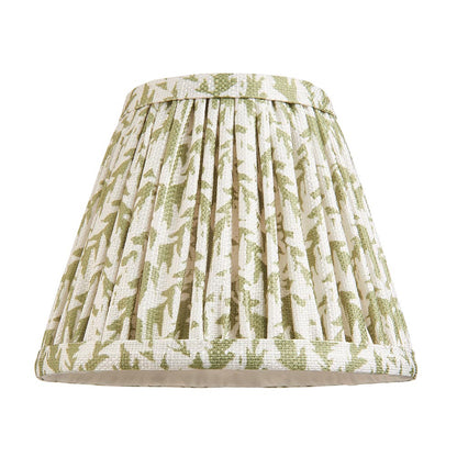 Wood Fold And Leaf 16cm Herb Garden Green Shade Wall Light In Brushed Aged Brass
