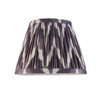 Step Arc And Zigzag 20cm Pearl Grey Shade Wall Light In Brushed Aged Brass