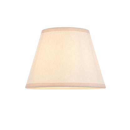 Wood Arc And Ivy 20cm Vintage White Shade Wall Light In Brushed Aged Brass