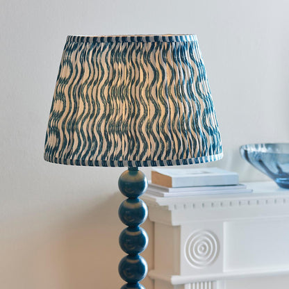 Higgledy And Ripple 35cm Marlin Blue Shade Floor Lamp With Gloss Marlin Blue Base