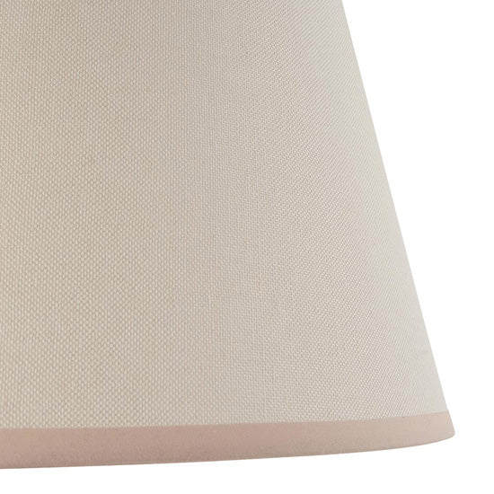 Higgledy And Ivy 35cm Vintage White Shade Floor Lamp With High Gloss Marlin Blue Base