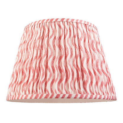 Higgledy And Ripple 35cm Coral Pink Shade Floor Lamp With Gloss Marlin Blue Base