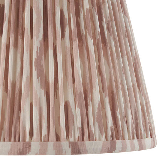 Higgledy And Ikat 35cm Neutral Shade Floor Lamp With High Gloss Marlin Blue Base
