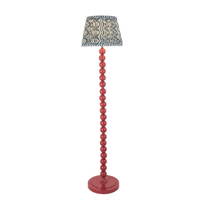 Higgledy And Ripple 35cm Marlin Blue Shade Floor Lamp With Gloss Pink Clay Base