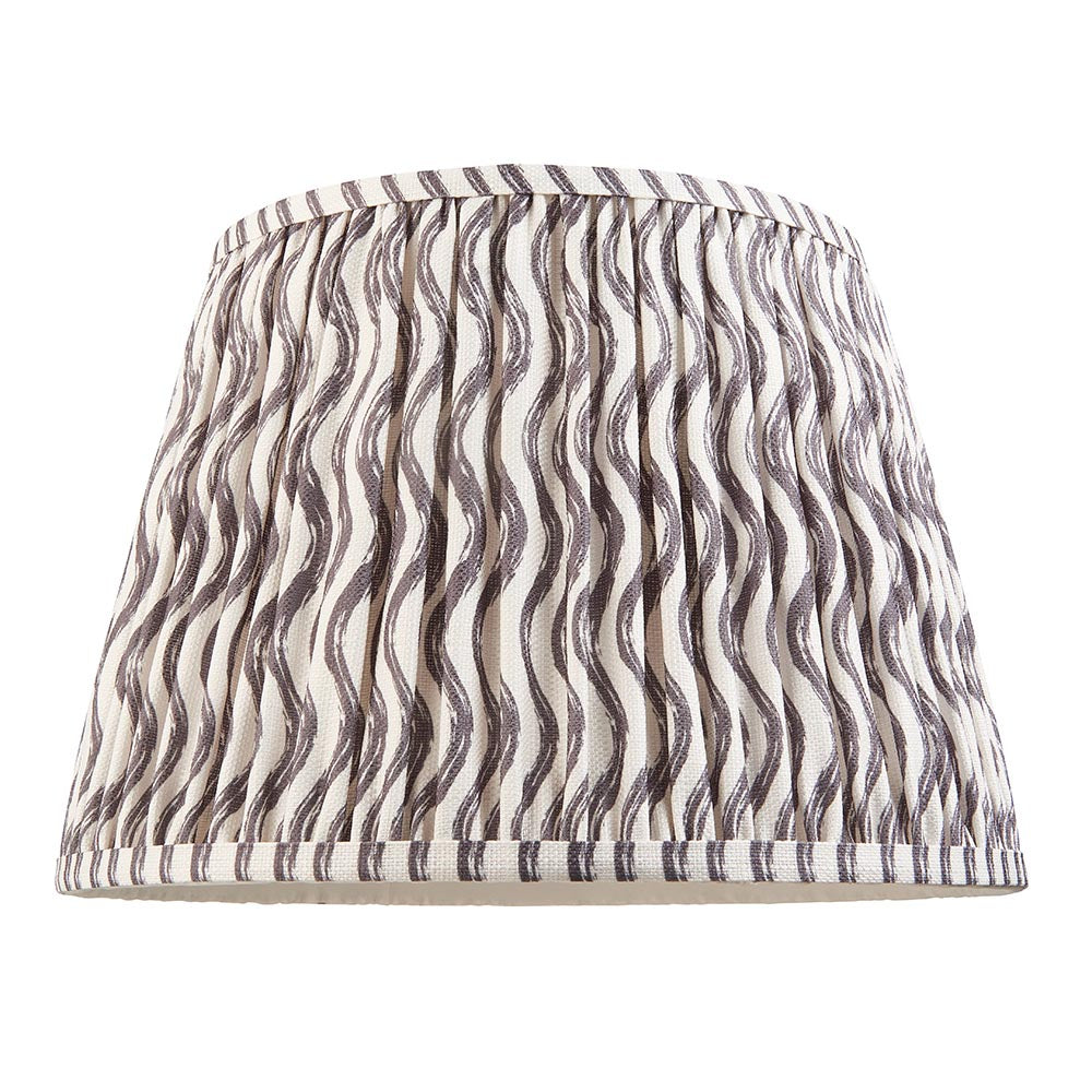 Higgledy And Ripple 35cm Pearl Grey Shade Floor Lamp With Gloss Pink Clay Base