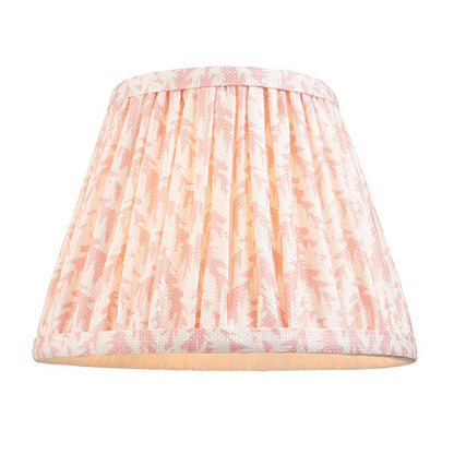 Higgledy And Leaf 20cm Peachy Keen Shade Table Lamp With High Gloss Almond White Base