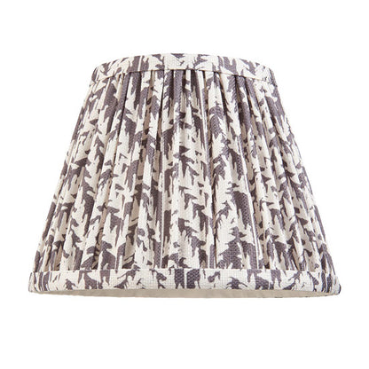 Higgledy And Leaf 20cm Pearl Grey Shade Table Lamp With High Gloss Marlin Blue Base