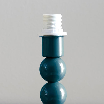 Higgledy And Ripple 20cm Marlin Blue Shade Table Lamp With Gloss Marlin Blue Base