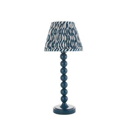 Higgledy And Ripple 20cm Marlin Blue Shade Table Lamp With Gloss Marlin Blue Base