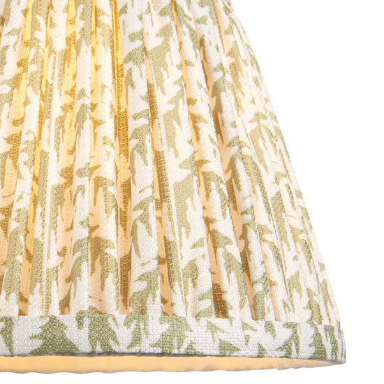 Higgledy And Leaf 20cm Herb Garden Green Shade Table Lamp With High Gloss Pink Clay Base