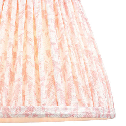 Higgledy And Leaf 20cm Peachy Keen Shade Table Lamp With High Gloss Pink Clay Base