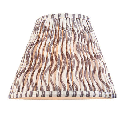 Bobble And Ripple 25cm Pearl Grey Fabric Shade Table Lamp In Olive Green Bobble Ceramic Base