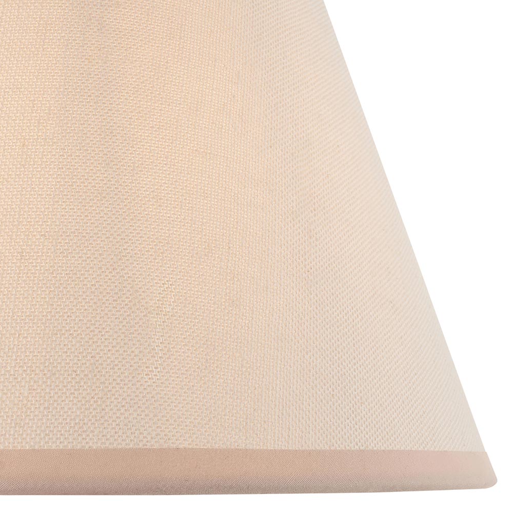 Myrtle And Ivy 25cm Vintage White Shade Table Lamp With Gloss Cotswold Green Base