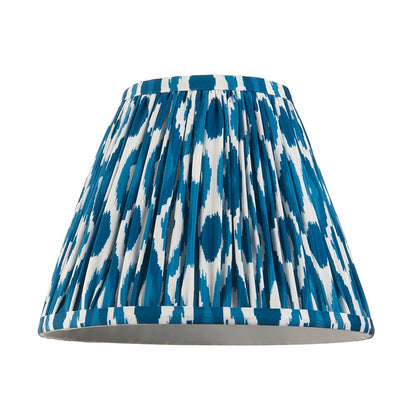 Myrtle And Ikat 25cm Marlin Blue Shade Table Lamp With Gloss Marlin Blue Base