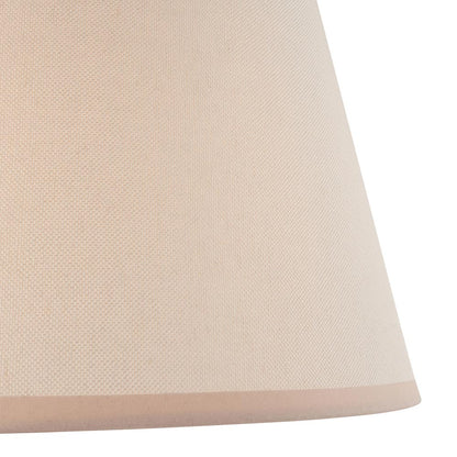 Layered Leaf And Ivy 35cm Vintage White Shade Table Lamp With Ivory Ceramic Base