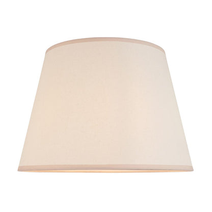 Eltham And Ivy 40cm Vintage White Shade Ceiling Light With Blue Colour Braided Cable