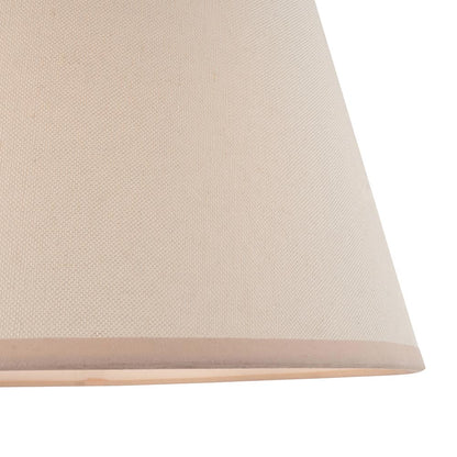 Eltham And Ivy 40cm Vintage White Shade Ceiling Light With Red Colour Braided Cable