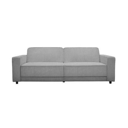 Allie Corduroy Fabric 3 Seater Sofa Bed In Grey