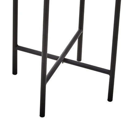 Trosa Large Metal Floor Standing Planter In Grey And Black