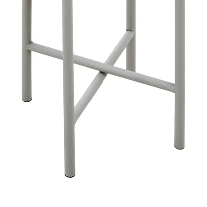 Trosa Small Metal Floor Standing Planter In Grey